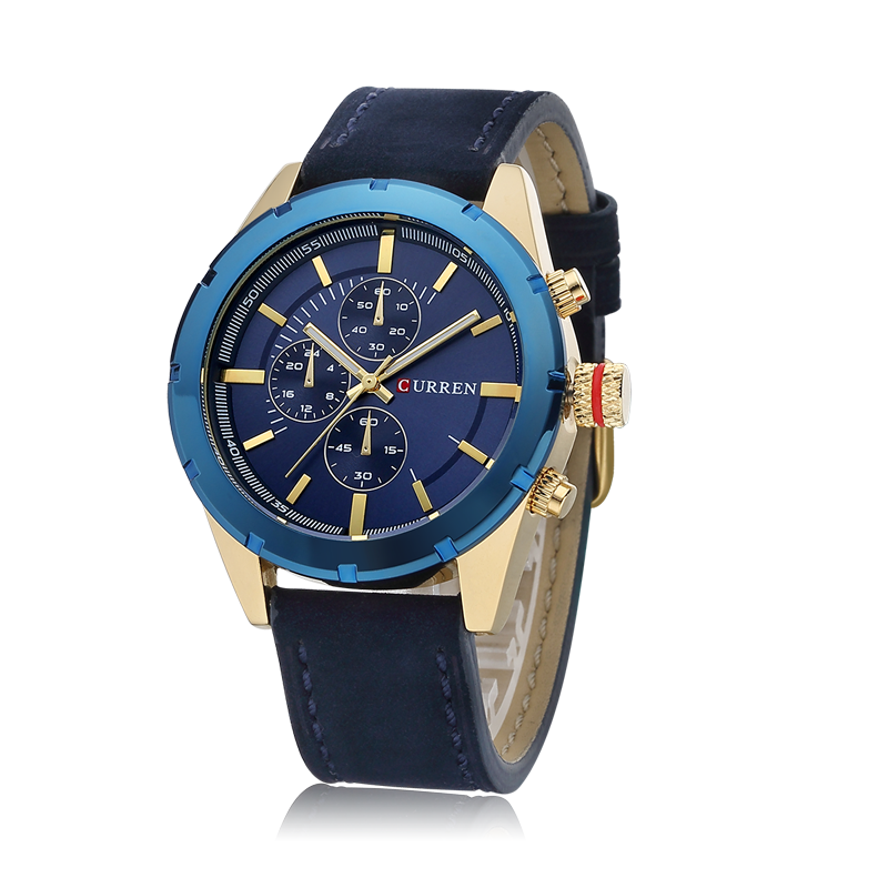 CURREN japan movements vintage quartz watch
