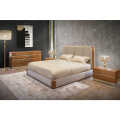 Marco moderno de cama individual de madera