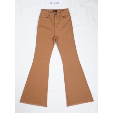 Women&#39;s Brown Flared Jeans groothandel