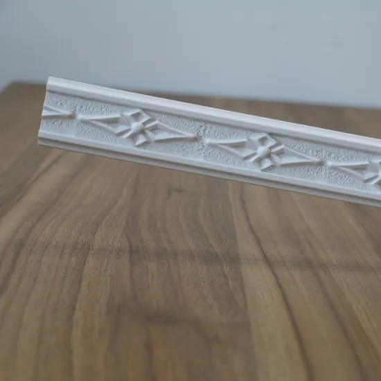 PU Straight Carving Moldings for Ornament Connections