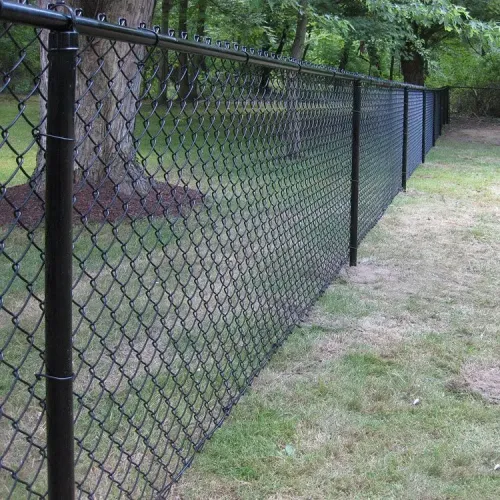 Powder Coated Chain Wire Fencing Link Netting Security Wire Mesh Fence Supplier