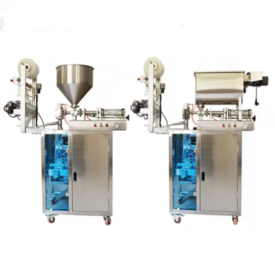 Automatic Vertical 4-Sides Sealing Chain Bag Liquid Jam Sauce Sachet Packaging Machine