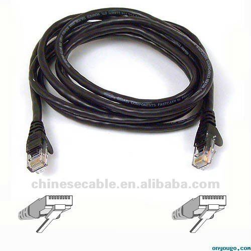 High Speed Flexible PVC Jacket No Shield Cat5e Patch Cord Cable