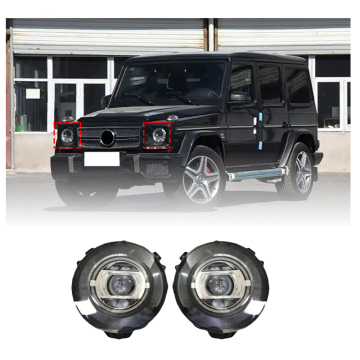 2020 G63 Full LED-Scheinwerfer mit Kurvensignalen für Mercedes-Benz G-Klasse W463 G350 G500 G55 G63