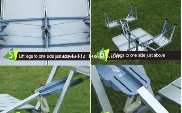 Aluminum folding table       