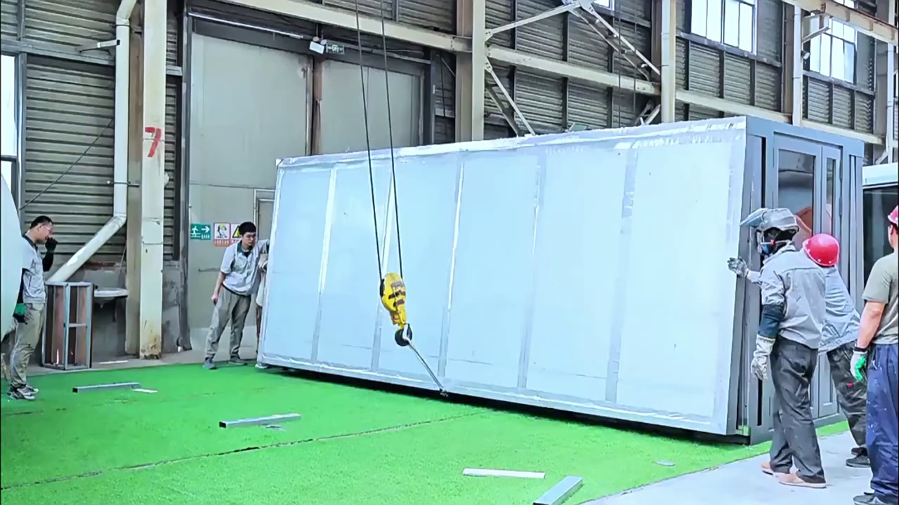 Expandable 20ft-40ft Folding Steel Home for Temporary Housing