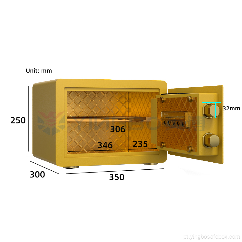 Dinheiro doméstico Cofres eletrônicos coloridos Mini Safe Box