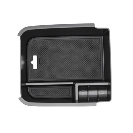 Car Center Central Console Armrest Storage Box Pallet Tray Container with Rubber Mat For-VW Touran 2016 2017 2018