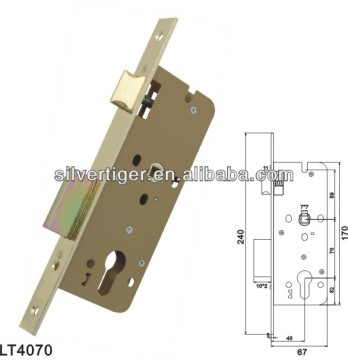 LT4070 mortise door lock body