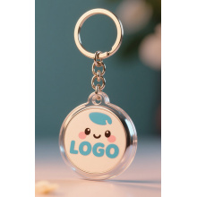 Customized plastic keychain design