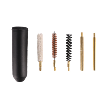 Hunting Accessories Cleaning Kit for .357/.38/9mm Bore with Bronze Bristle