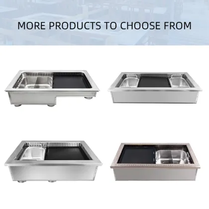 AOBL Baking tray with small hot pot table
