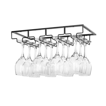 Wholesale Custom Under Cabinet Wine Glass Holder Rack