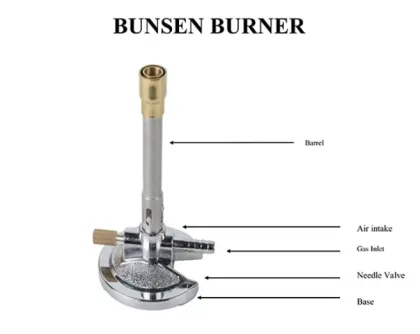 Bunsen burner for lab instruments