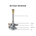 Bunsen burner for laboratory use