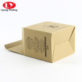 Custom 350g paper skin care cream packing boxes