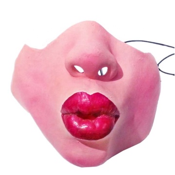 Custom Halloween Latex Half Face Mask - Funny Scary Masks for Parties