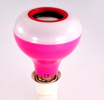 Colorful Lighting Bulb Smart Music Audio Bluetooth 3.0 Speaker with Remote Control for Home