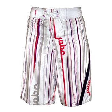 Men's Swim Short with Lining Sublimation Prints, Made of Polyester Peach Skin, OEM Orders Welcomed