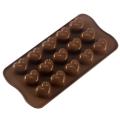Green Brown Jelly Ice Cube Chocolate Candy Non-stick Tray