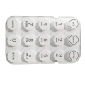 Multimedia Remote Control Keypad Custom Conductive Silicone Buttons