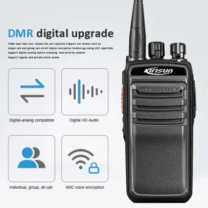 Kirisun P510 DMR VHF UHF Dual Band Two Way Radio Kirisun PT5200 Upgrade Walkie Talkie P510 KIRISUN