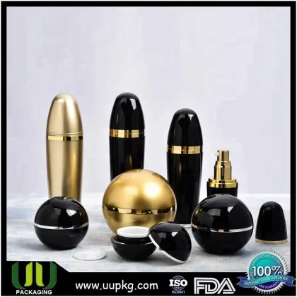 Sphere Cosmetic Plastic Cream Jar Customized Color