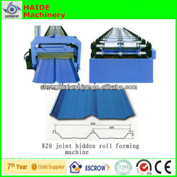 whole life after sale service cold roll forming joint-hidden roof panel rolling machine