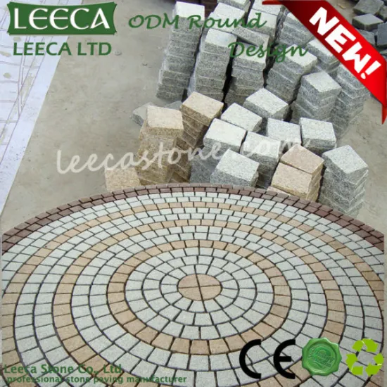 ODM round pattern landscaping stone
