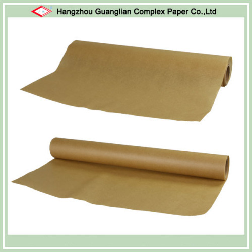 Virgin Wood Pulp Unbleached Brown Parchment Paper in Roll