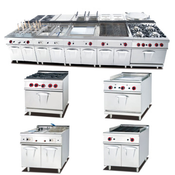 Commercial Stainless Steel Kitchen Equipment for Professional Western Restaurant Hotels