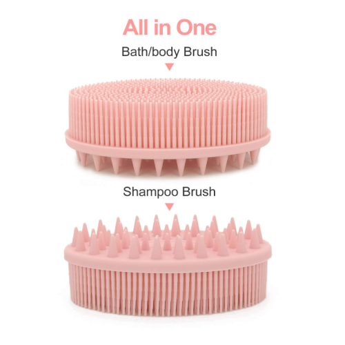 2 in 1 Bath and Shampoo Silicone Brush