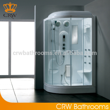 Elegant Bathroom Shower Cubicle With Acrylic column massage and hand held mixer