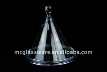 handmade cone cake stand and cover