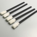 Rectangle Cleanroom Foam Swab with Black Handle