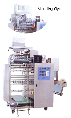 Allocating Automatic Multi-Row Powder Packing Machine (DXDF10D)