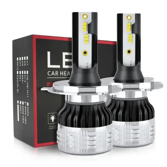 Kaidisi Factory Wholesale C9 LED Headlight with High-Speed Mute Fan H1 H3 H4 9005 9006 LED Car Light Bulbs