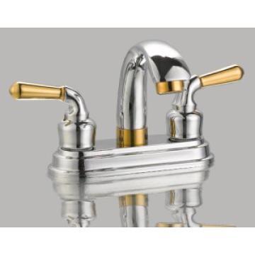 4\"Basin Mixer / Bathroom faucet  with two handle with Chrome plated