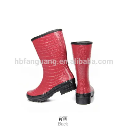 ladies rain rubber boots