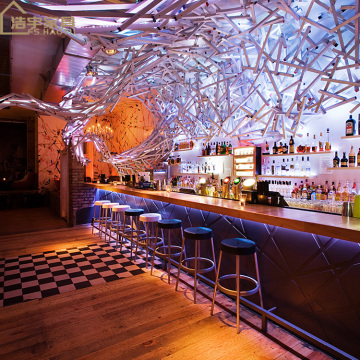 Surface commercial fashionable bar counter led bar table