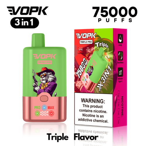 Authentic VOPK 75000 Puffs Electronic Cigars Disposables