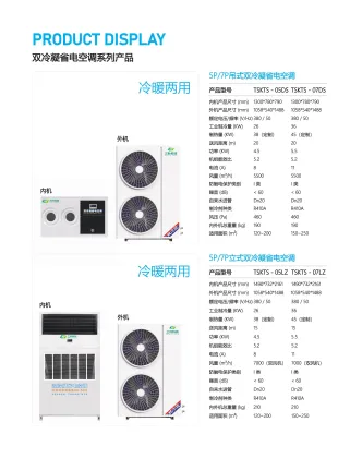 5P Vertical Dual Condensing Energy Saving Air Conditioner