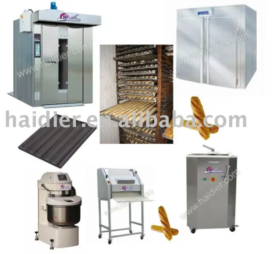 Food factory of French baguette equipments