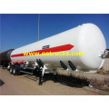 Lita 45000 18ton Wingi LPG Trailers nusu-trailers