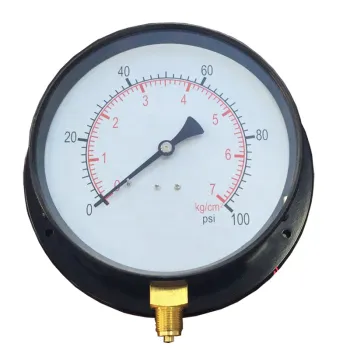 0-7kg/cm² & PSI Black Steel 6 Inch Pressure Gauge: Comprehensive Search Engine