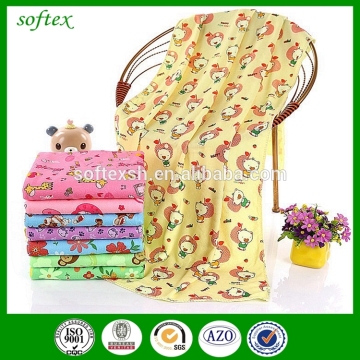 Microfiber fabric cartoon bath towel,70x140cm bath towel microfiber