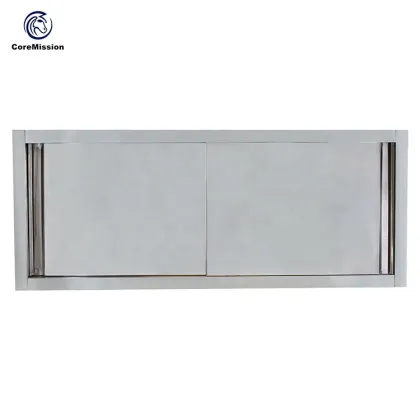 Wall Mount Stainless Steel Sliding Door Wall Cabinet