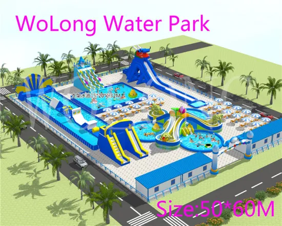 new design beautiful water park water slide