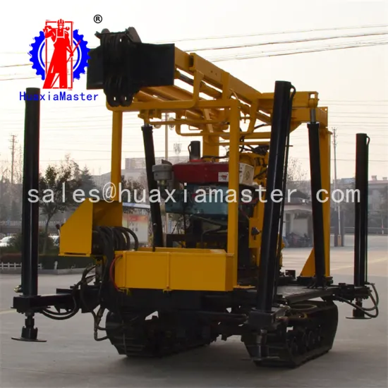 crawler mounted XYD-130 drilling rig 100m water well