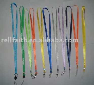 Colored Nylon Lanyard with Accessories